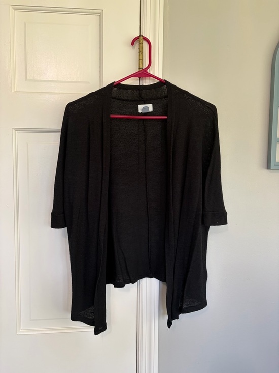 Old Navy Sweaters - Old Navy Black Open Knit Cardigan